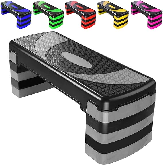 5 Level Height Adjustable Aerobic Stepper