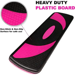 Ladies Pink Aerobic Stepper Adjustable Yoga Blocks Women Fitness Cardio Exercise