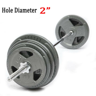 Strength Training Plates BodyMax Olympic Cast Iron Tri-Grip Weight