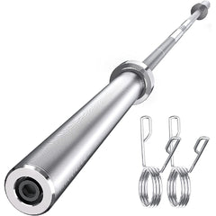 AJX 4ft 5ft Olympic Barbell Bar - Standard Weight Bar Weight Lifting Barbell for 2 Inch Weights Plates with Collars