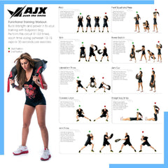 AJX Synthetic Leather Fitness Bag 5kg, 10kg,15kg