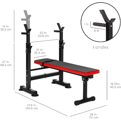 AJX Home Gym Multi-Functional Weight Bench Rack