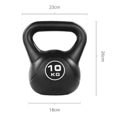 Get Fit and Build Strength with AJX 10kg Kettlebells - Premium Cast Iron and Adjustable Options Available