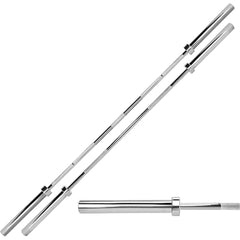 AJX 4ft 5ft Olympic Barbell Bar - Standard Weight Bar Weight Lifting Barbell for 2 Inch Weights Plates with Collars
