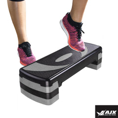 Ladies Pink Aerobic Stepper Adjustable Yoga Blocks Women Fitness Cardio Exercise